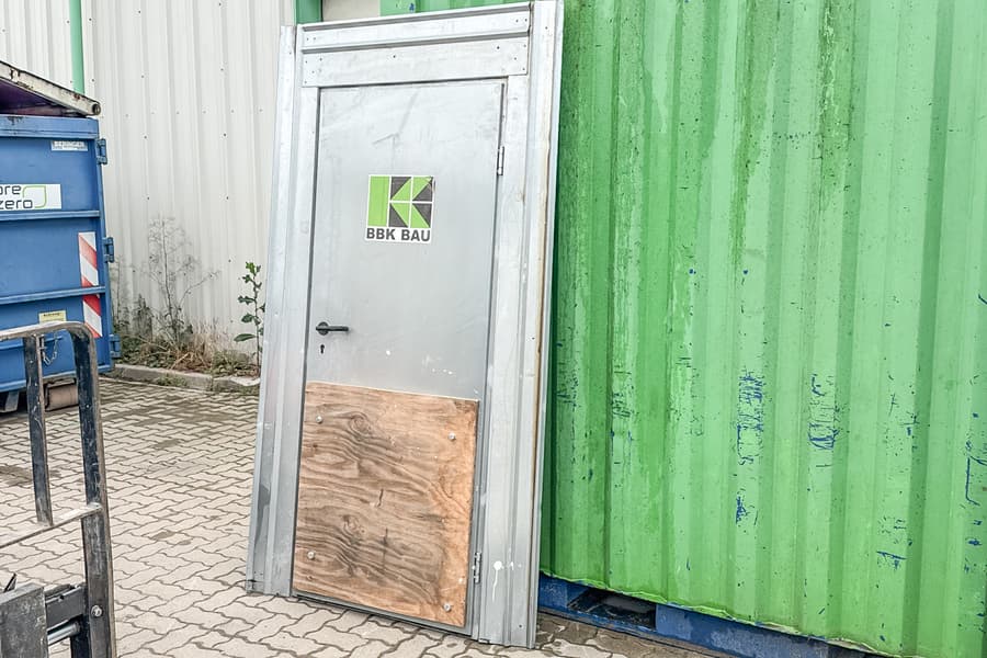 Baustellentür